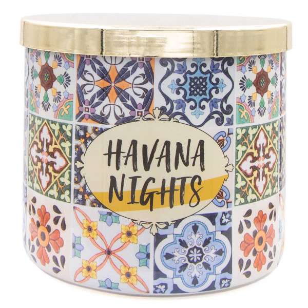Duftkerze Tile Havana Nights & Seagrass & Orchid 411g