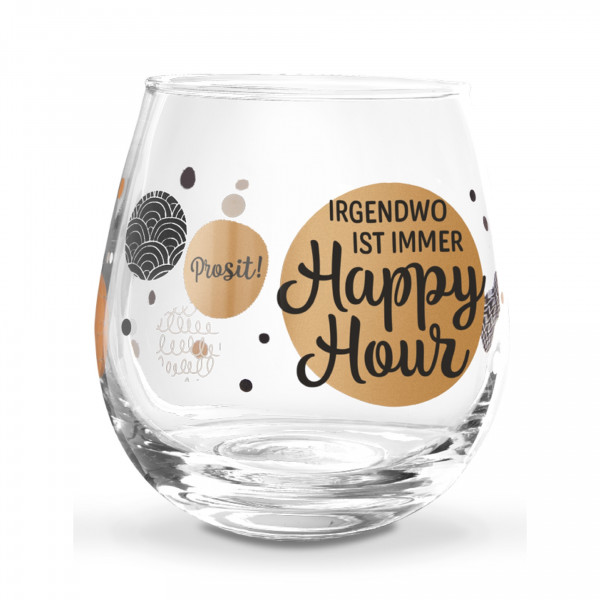 Wasser Cocktailglas Happy Hour...