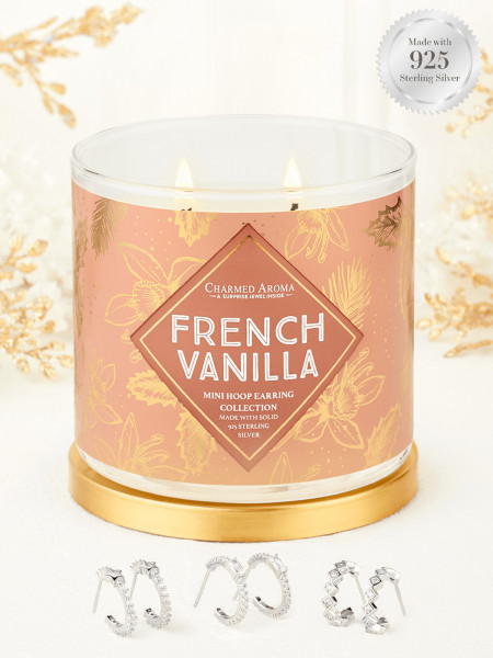 Duftkerze French Vanilla (Ohrringe)
