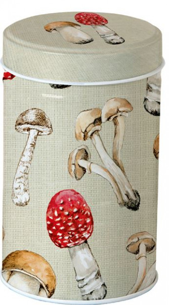 Country Mushrooms Dose 13cm linen