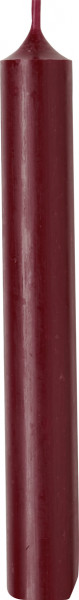 Stabkerze 18cm durchgefärbt dark red